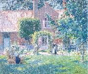 Melchers, Gari Julius The Unpretentious Garden oil on canvas